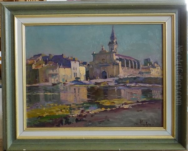 Eglise Saint Genest De Jonquieres Au Bord Du Canal Galliffet A Martigues - view 1
