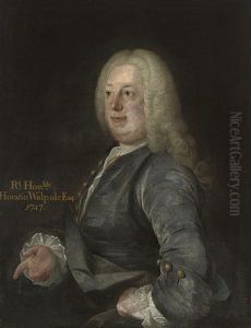 Portrait Of Horatio Walpole, 1st Baron Walpole Of Wolterton, In A Blue Coat