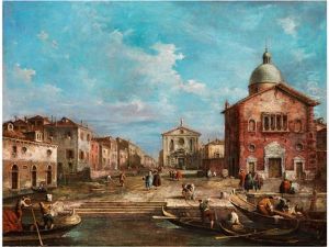 Venezianische Ansicht by Giuseppe Ponga