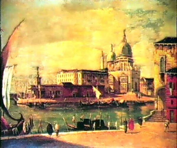 Veduta Del Canal Grande Dalla Punta Della Dogana Al Fontego Della Farina - view 1