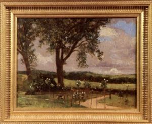 Paysage by Karoly (Karl) Pongracz von Szentmiklos