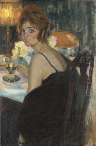 La Femme A La Sortie by Francisco Pons Arnau