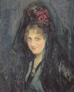 Joven Con Matilla by Francisco Pons Arnau