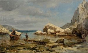 Le Rocher Des Croisetttes Aux Goudes by Luc Raphael Ponson