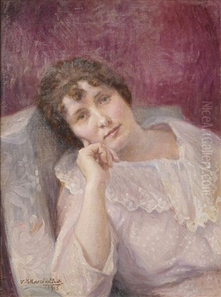 A Portrait, Thought To Be Carla Segonza Picasso Y Ruiz - view 1