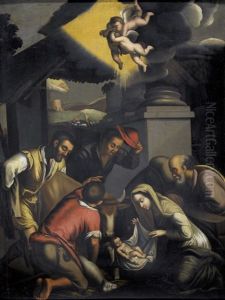 Anbetung Der Hirten by Francesco da Ponte Bassano