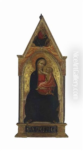 The Madonna And Child With God The Father Above - view 1