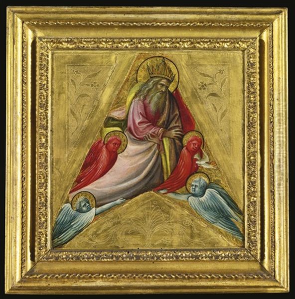 God The Father Sending Forth The Holy Spirit In The Form Of A Dove, Surrounded By Four Seraphim - view 1