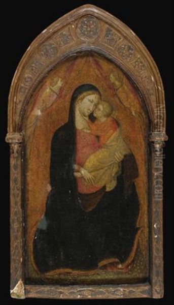 Madonna And Child With Two Angels - view 1