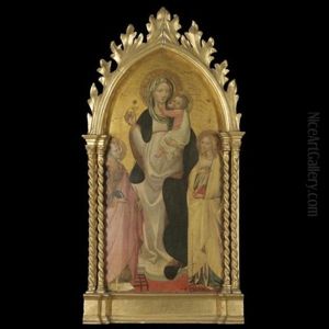 The Madonna And Child With Saints Lawrence And Anastasia