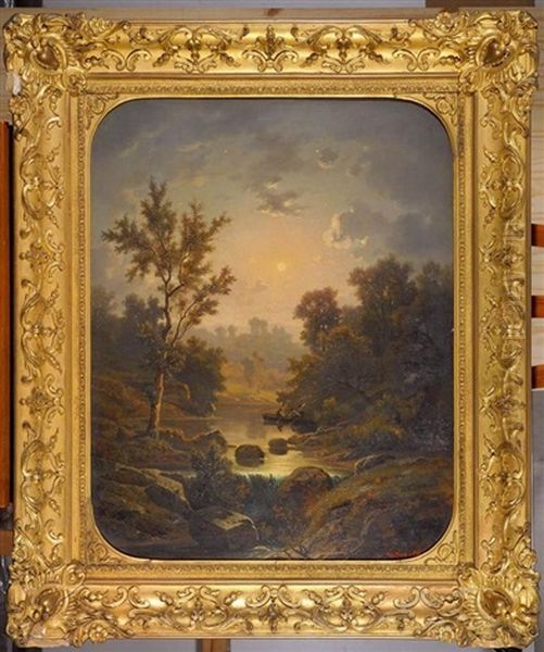 Clair De Lune Sur L'etang - view 1
