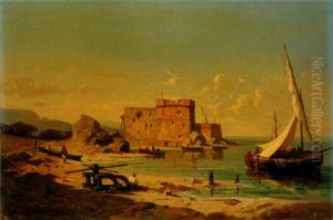 Pecheurs Sur La Cote Napolitaine