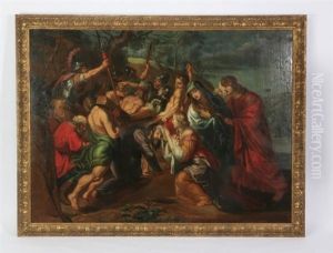Christ Carrying The Cross by Paulus Pontius