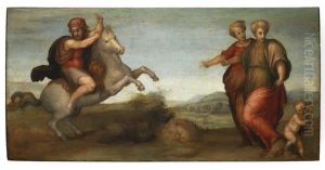 Marcus Curtius Leaping Into The Abyss