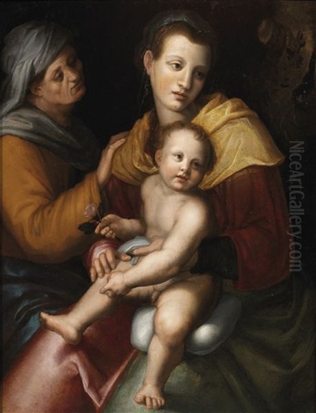 Madonna Mit Kind Und Der Heiligen Anna - view 1