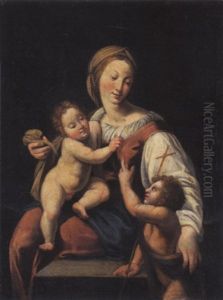 Madonna Col Bambino E San Giovannino