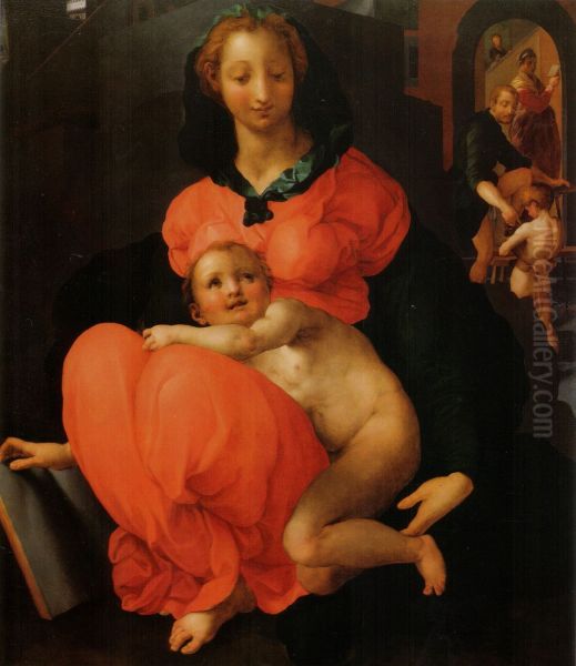 The Madonna And Child In A Landscape, Saint Joseph And The Infant John The Baptist Beyond - view 1