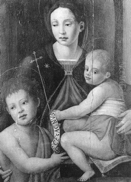 Vierge A L'enfant Et Saint Jean - view 1