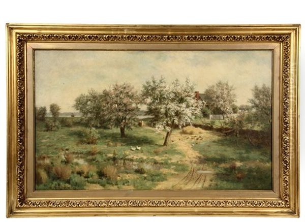 Old Riverside Farm In Spring - view 1