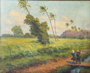 Painting; W6gme by Horatio Nelson Poole