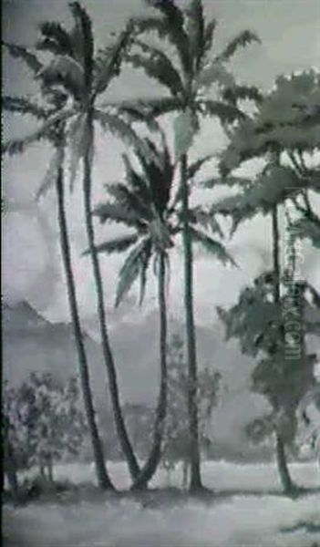 A Pair Of Hawaiian Tropical Scenes - view 1