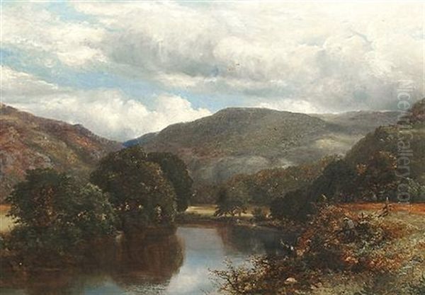 The Church Pool, River Conway, Betws-y-coed - view 1
