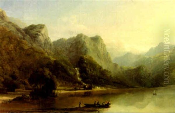 The Head Of Derwent Water With The Fall Of Lowdore - view 1