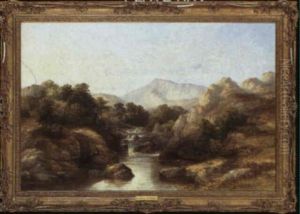 Lledr Valley, North Wales, Moel Siabod In The Distance by James Poole