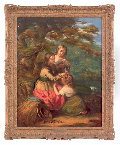 Three Young Girls - view 1