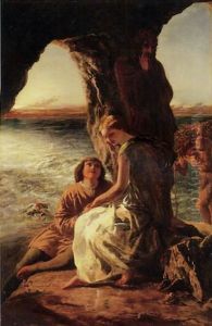Ferdinand Declaring His Love For Miranda by Paul Falconer Poole