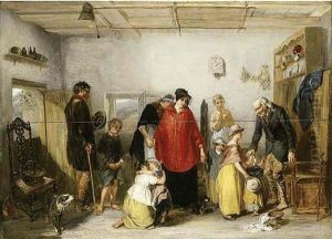 The Emigrant's Departure by Paul Falconer Poole