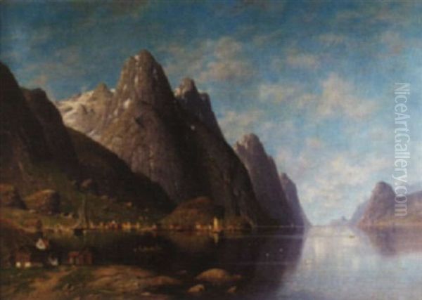 Norwegische Fjordlandschaft - view 1