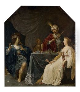 Esther Et Assuerus by Willem De Poorter