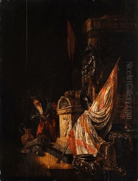 Vanitasallegorie - Rauber Am Marmorsarkophag - view 1