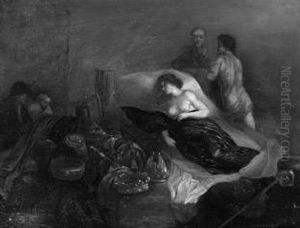 Joseph Und Die Frau Des Potiphar by Willem De Poorter