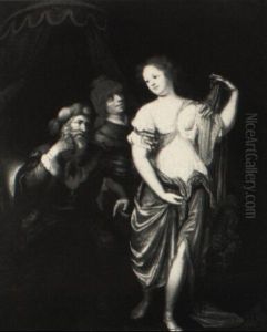 Sarah Leading Hagar To Abraham by Willem De Poorter