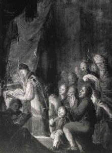 Peasants At A Mass