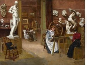 Women's Studio At The Boston Antheneum by Alexander Pope