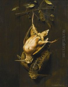 Two Hanging Woodcock