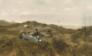 Flirting In The Dunes by August Bohnhorst