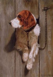 Awaiting His Master (an English Spaniel) Awaiting His Master (an English Spaniel)