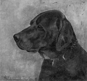 Portrait Of A Labrador Retriever by Alexander Pope