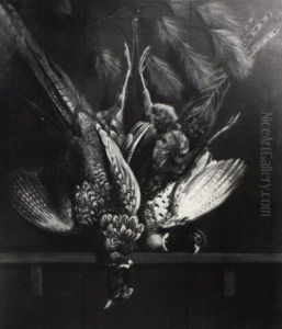 Two Ring-necked Pheasants by Alexander Pope