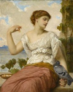 The Pet Pigeon by Gustav Pope