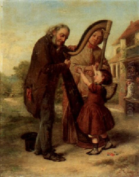 The Young Harpist - view 1