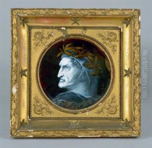 Dante Alighieri De Profil, Couronne De Laurier (after Raphael)