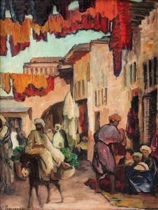 Scena Din Marrakech by Stefan Popescu
