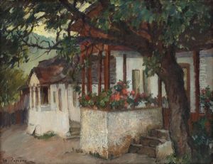 Porch With Flowers by Stefan Popescu