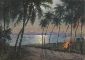 An Der Bucht Von Puerto Rico by Hans Bohrdt