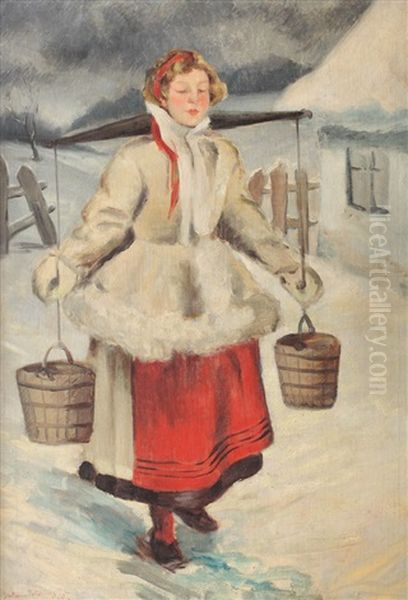 Woman With Yoke - view 1